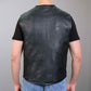 Hot Leathers VSM2001 Men's Black ‘Jumbo Skull’ Conceal and Carry Leather Vest — image 3