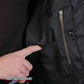 Hot Leathers VSM2002 Men's Black 'Back Off Finger' Conceal and Carry Leather Vest — image 7