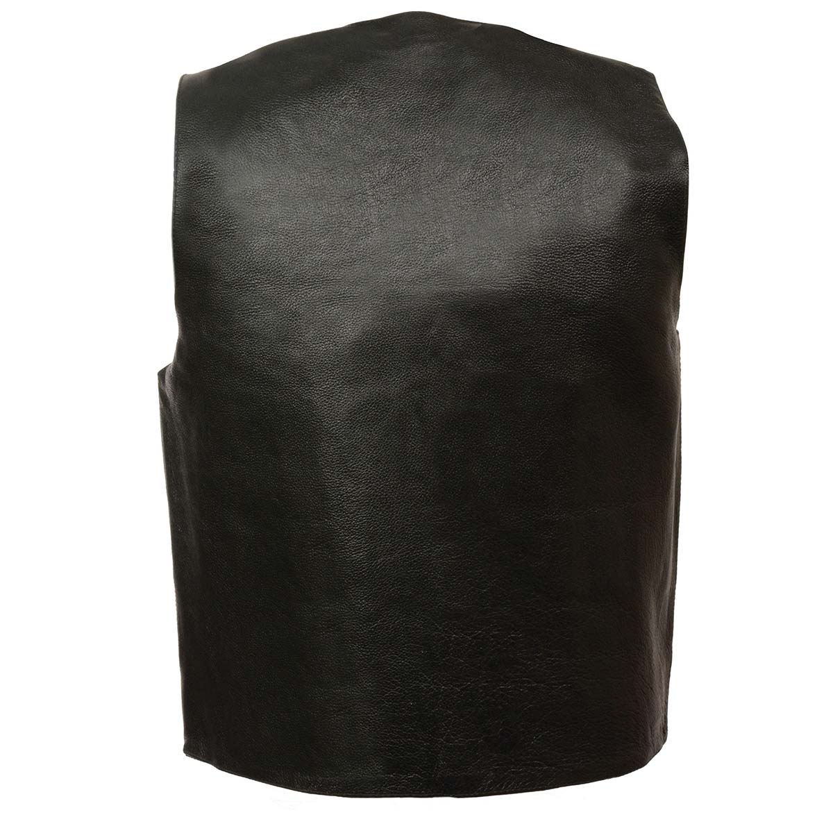 Men’s XS102T Tall Size Black Classic Motorcycle Vest — image 2