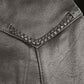 Men’s XS13512 Black Classic Braided Motorcycle Biker Vest — image 4