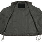 Men’s XS13512 Black Classic Braided Motorcycle Biker Vest — image 2