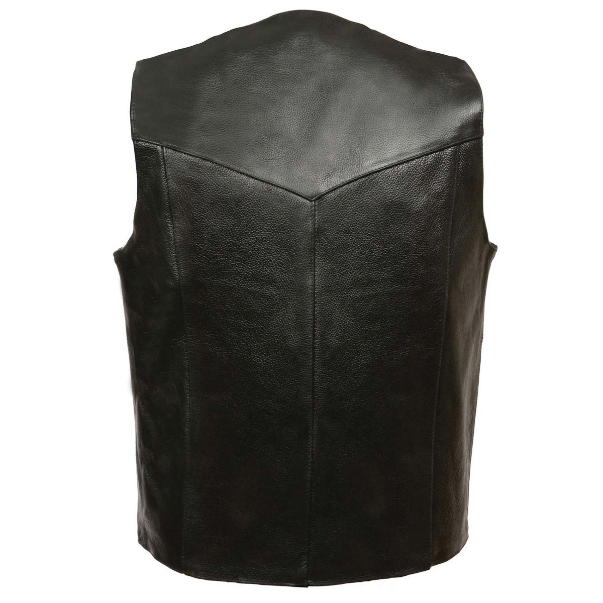 Event Leather XS5310 Men's Classic Snap Front Biker Leather Vest — image 2