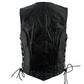 Women's XS761 Classic Braided Leather Vest with Side Laces - image 2