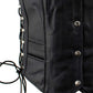Women's XS761 Classic Braided Leather Vest with Side Laces - image 5