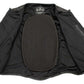Milwaukee Leather SH1467 Men's Classic Black Leather Vest with Back Padding — image 3