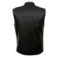 Z1R3710 Men’s ’30-06’ Black Motorcycle Leather Vest — image 2