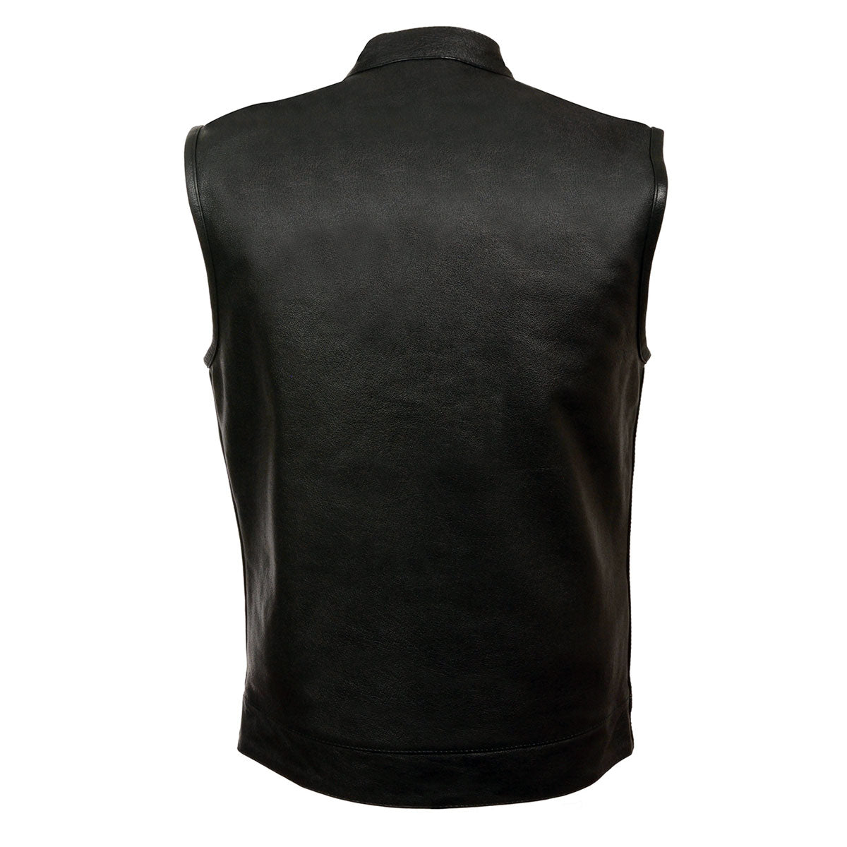 Z1R3710 Men’s ’30-06’ Black Motorcycle Leather Vest — image 2