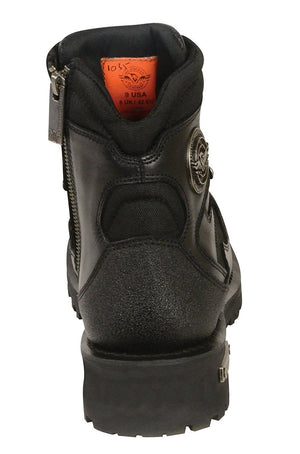 Milwaukee Leather Men's 6" Side Zipper Boot