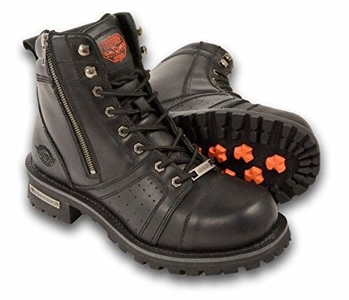  Milwaukee Men's 6" Side Zipper Plain Toe Boots