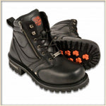 MBM9050 Boots Mens 6 Inch Side Zipper Plain Toe Boot. MBM9050