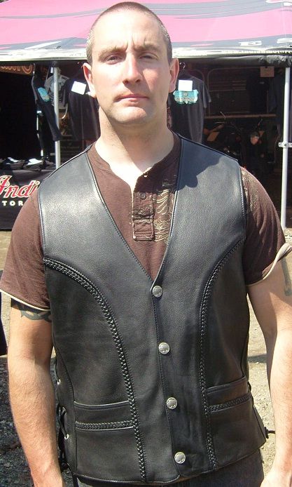 Buffalo Nickel Motorcycle Vest 