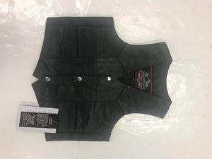 Boy's Motorcycle Leather Vest