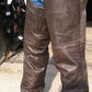 Dark Brown Leather Thermal Lined Chap