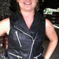 Sexy Goddess Leather Motorcycle Vest