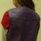 Purple Leather Kids Vest