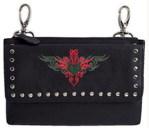 Hip pouch Tribal Heart Red
