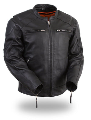 Men's Vented Jacket with Side Stretch