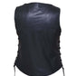 Ladies Ultra Leather Motorcycle Vest