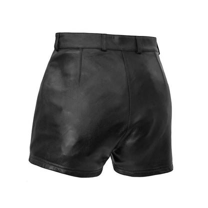 MALENI - WOMEN'S LEATHER SHORTS