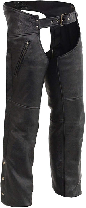 Men's Chaps w/ Cool Tec® Leather & Zippered Thigh Pockets