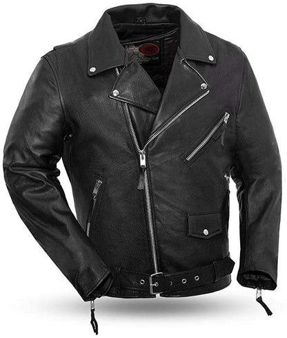 First Mfg Co Fillmore Men's Classic Leather Jacket