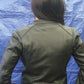 Women accentuating euro motorcycle scooter jacket