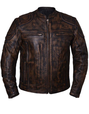 Men's Nevada Brown Utra Motorcycle Jacket