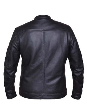 Men's Premium Leather Motorcycle Jacket