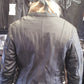 Bombshell leather jacket - side buckle