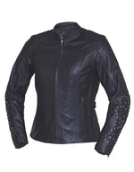Ladies Premium Motorcycle Jacket with Angel Wing Design