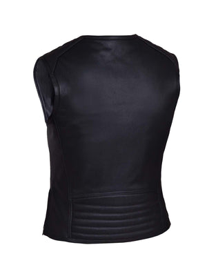 Ladies Premium Zippered Motorcycle Vest