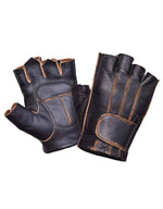 Men's Fingerless Motorcycle Gloves