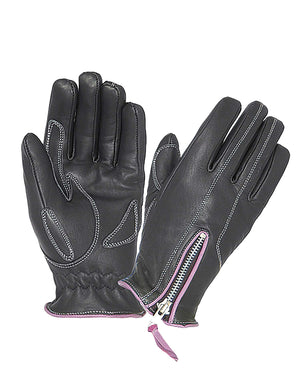 Ladies Full Finger Zippered Gloves