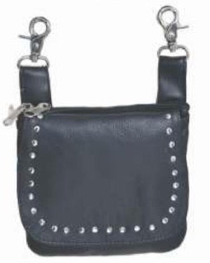 Ladies Clip on Bag with shoulder strap in Premium Cowhide