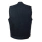 Men's Snap Front Denim Club Vest w/ Gun Pocket