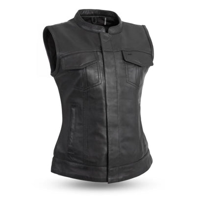 Ludlow - Women's Motorcycle Leather Vest