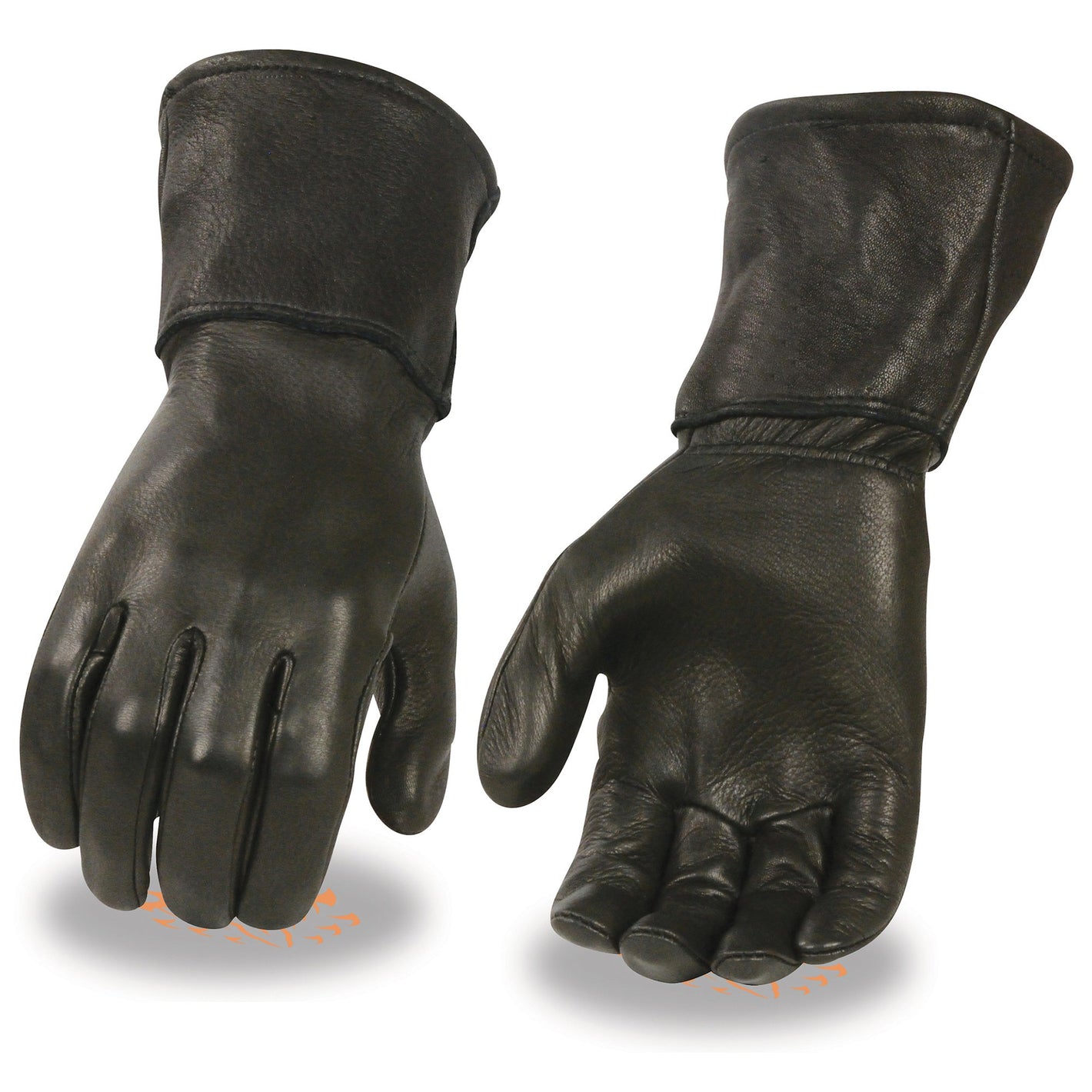 Men's Deerskin Leather Thermal Lined Gauntlet Glove