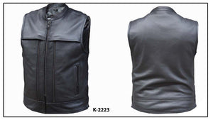 Men's Ultra Premium SOA Style Motorcycle Vest