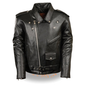 Men's Classic Police Style M/C Jacket