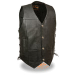 Men's Side Lace Vest w/ Buffalo Snaps