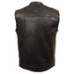 Men's Snap Collar Concealed Snap Club Vest