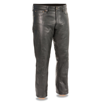 Men's Classic 5 Pocket Leather Pants