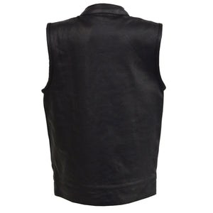 Youth Size Open Neck Snap/Zip Front Club Style Vest