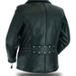 Braid hourglass leather motorcycle jacket HL13103