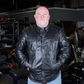 Leather motorcycle lightweight shirt - western biker club soft leather shirt