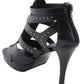 Women Studded Ankle Strap Sandal w/ Stiletto Heel