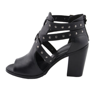 Women Studded Strap Sandal w/ Platform Heel