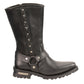 Men's Harness Boot w/ Braid & Riveted Details
