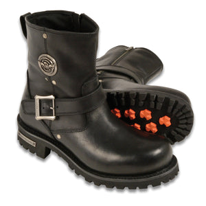 Mens 6 Inch Classic Engineer Boot-Wide