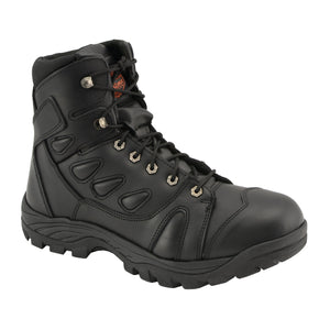 Men's 6" All Leather Tactical Boot w/ Side Zipper
